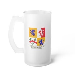 O'Mahoney Family Coat of Arms 16oz. Beer Mug