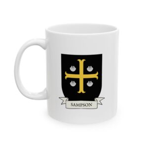 Sampson Family Coat of Arms Coffee Mug