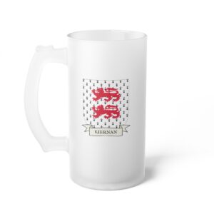 Kiernan Family Coat of Arms 16oz. Beer Mug