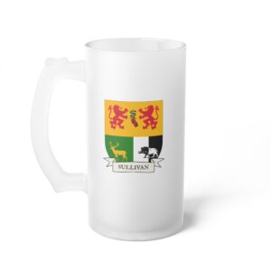 Sullivan Family Coat of Arms Beer Mug