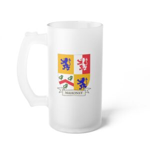 Mahoney Family Coat of Arms Beer Mug