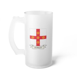 Hurley Family Coat of Arms 16oz. Beer Mug