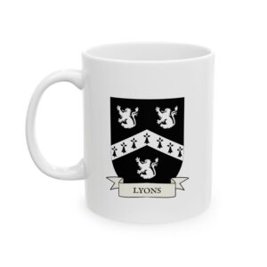 Lyons Family Coat of Arms Coffee Mug