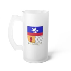 McEvoy Family Coat of Arms 16oz. Beer Mug
