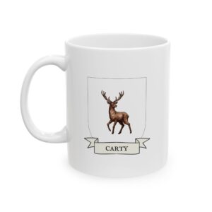 Carty Family Coat of Arms Coffee Mug