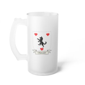 Cregan Family Coat of Arms Beer Mug