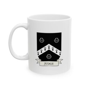 Judge Family Coat of Arms Coffee Mug