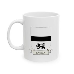 Jordan Family Coat of Arms Coffee Mug