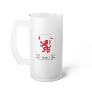 Keogh Family Coat of Arms 16oz. Beer Mug