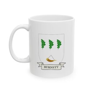 Burnett Family Coat of Arms Coffee Mug
