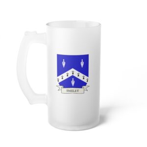 Smiley Family Coat of Arms 16oz. Beer Mug