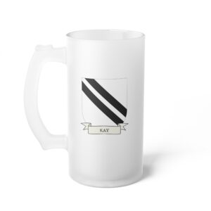 Kay Family Coat of Arms 16oz. Beer Mug