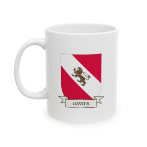 Davies Family Coat of Arms Coffee Mug