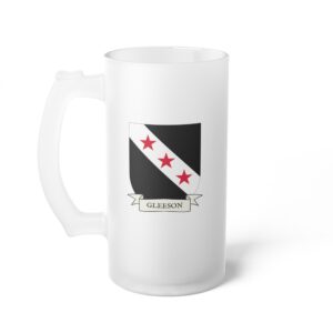 Gleeson Family Coat of Arms 16oz. Beer Mug