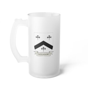 Davenport Family Coat of Arms 16oz. Beer Mug