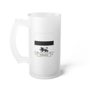 Jordan Family Coat of Arms 16oz. Beer Mug