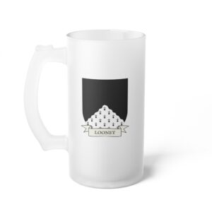 Looney Family Coat of Arms 16oz. Beer Mug