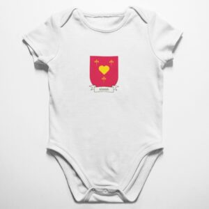 Adams Family Coat of Arms Baby Onesie Bodysuit