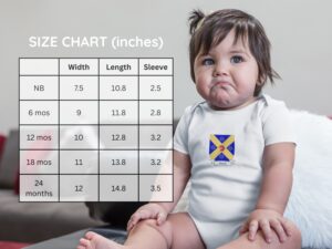 Baby Onesie Size Chart