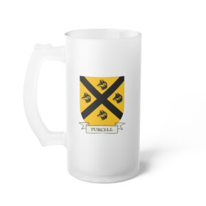 Purcell Family Coat of Arms 16oz. Beer Mug