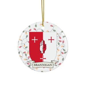 Brannigan Family Coat of Arms Christmas Ornament