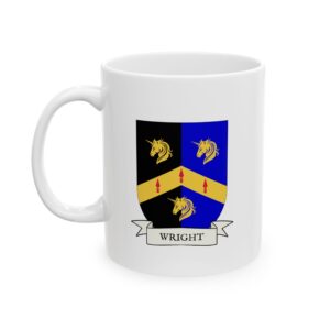 Wright Family Coat of Arms Coffee Mug