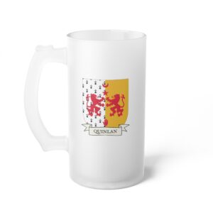 Quinlan Family Coat of Arms 16oz. Beer Mug