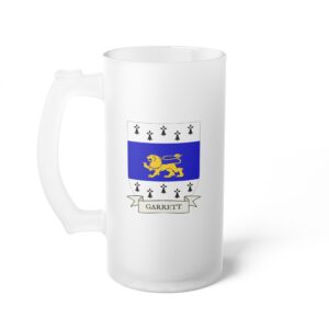 Garrett Family Coat of Arms Beer Mug