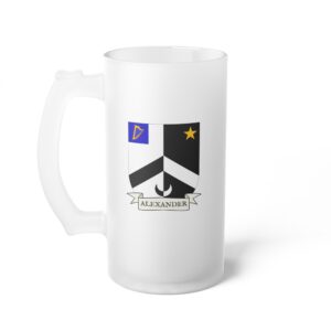 Alexander Family Coat of Arms Beer Mug