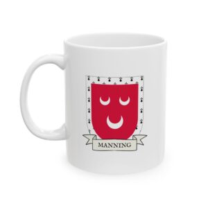 Manning Family Coat of Arms Coffee Mug