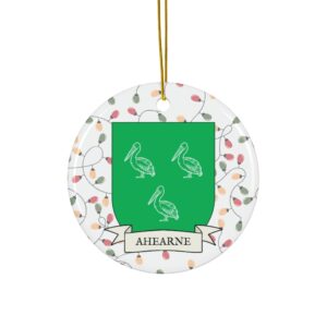 Ahearne Family Coat of Arms Christmas Ornament