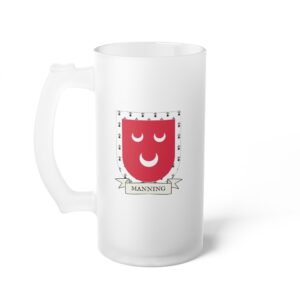 Manning Family Coat of Arms Beer Mug