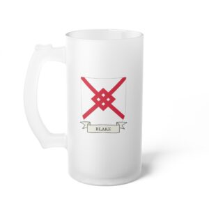 Blake Family Coat of Arms Beer Mug