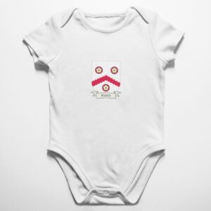 White Family Coat of Arms Baby Onesie