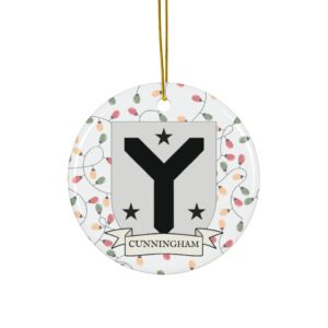 Cunningham Family Coat of Arms Christmas Ornament