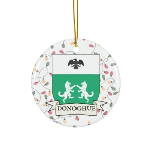 Donoghue Family Coat of Arms Christmas Ornament