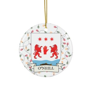 O'Neill Family Coat of Arms Christmas Tree Ornament