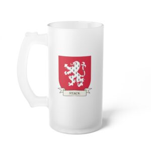 Stack Family Coat of Arms Beer Mug