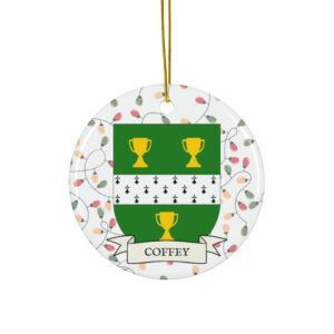 Coffey Family Coat of Arms Christmas Tree Ornament