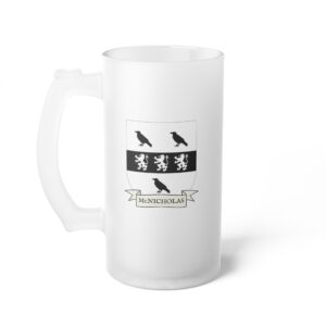 McNicholas Family Coat of Arms Beer Mug