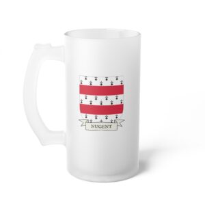 Nugent Family Coat of Arms Beer Mug
