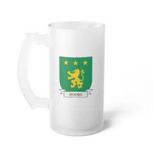 Moore Family Coat of Arms Beer Mug