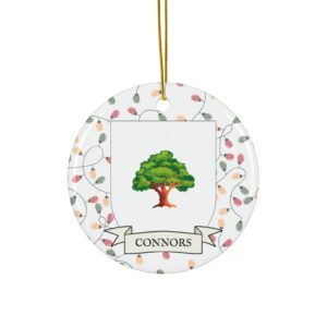 Connors Family Coat of Arms Christmas Ornament