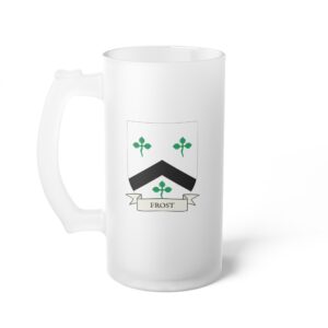 Frost Family Coat of Arms Beer Mug