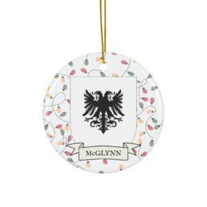 McGlynn Family Coat of Arms Christmas Tree Ornament