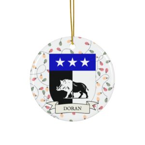 Doran Family Coat of Arms Christmas Ornament