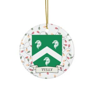 Tully Family Coat of Arms Christmas Tree Ornament