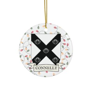 Connelly Family Coat of Arms Christmas Ornament