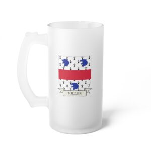 Miller Family Coat of Arms Beer Mug