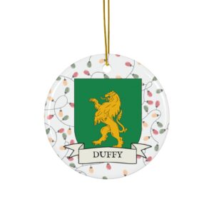 Duffy Family Coat of Arms Christmas Ornament